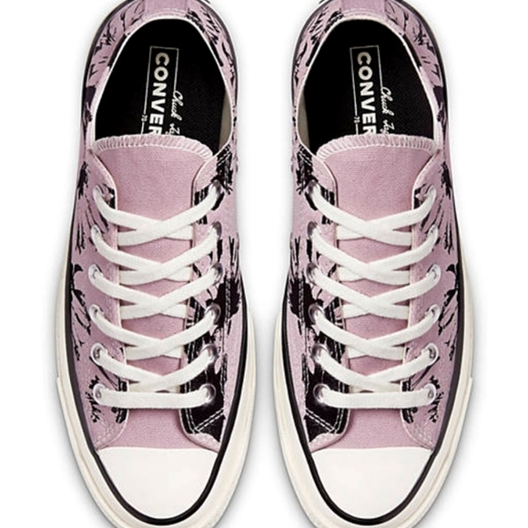 Converse Chuck 70 Ox Limited Edition Hybrid Floral Jacquard Low Canvas Sneakers - Picture 2 of 12